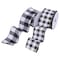 L & L Gerson Black/White Buffalo Plaid Christmas Bow .01 in. 2499940 - alternate 1